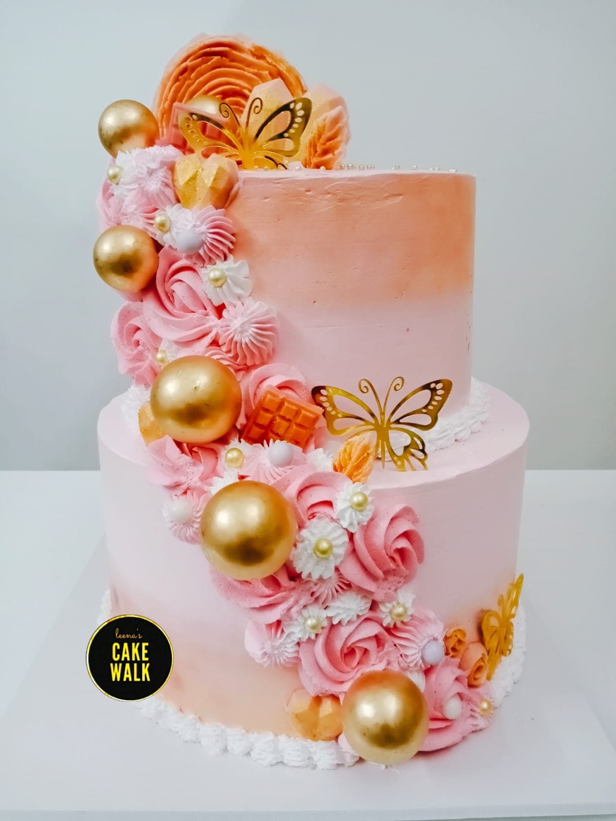 Caramel  Theme Cake